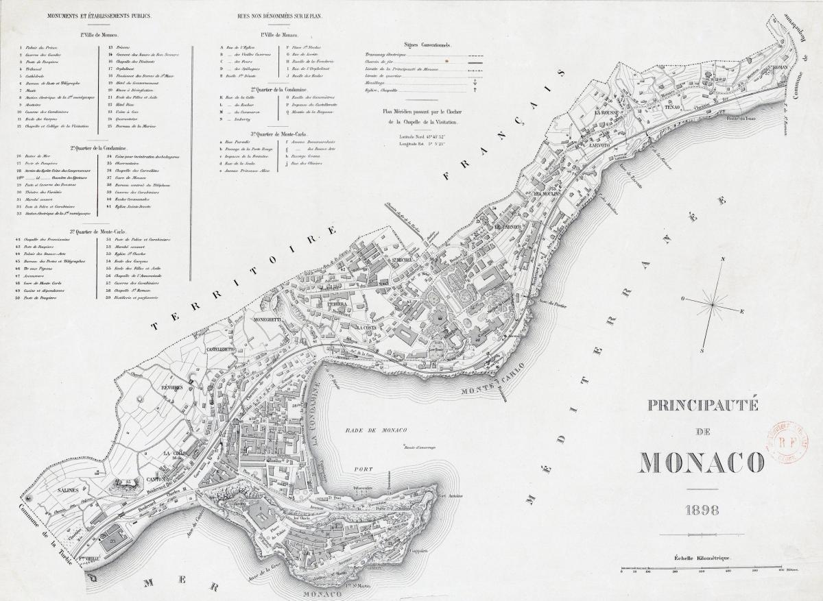 モナコ歴史地図